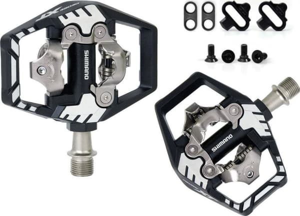 Shimano PD-M8120, Bysykkel, Aluminium, Svart, Grå, Plattformpedaler, Shimano, 438 g