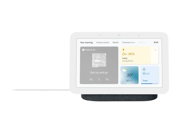 Google Nest Hub (2nd Gen) - Smart display - LCD 7" - trådløs - IEEE 802.11b/g/n/ac, Bluetooth - koksgrå