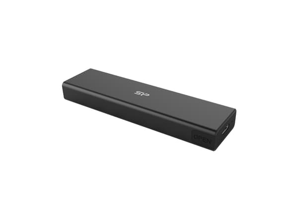 Silicon Power PD60 - Drevkabinett - M.2 - M.2 NVMe Card - USB 3.2 (Gen 2) - svart