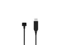 Miniatyrbild 4 av 5: EPOS CH 10 USB - Dedikerad laddningskabel - USB hane till kontakt för headset hane - 1.8 m - svart - för IMPACT DW Office, Office ML, Office USB, Off