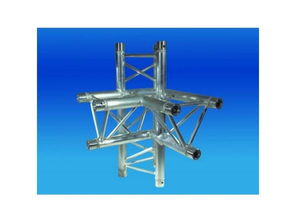 Alutruss TRILOCK 6082AC-44 3-punkt traverse 4-vejs-hjørne 90 °