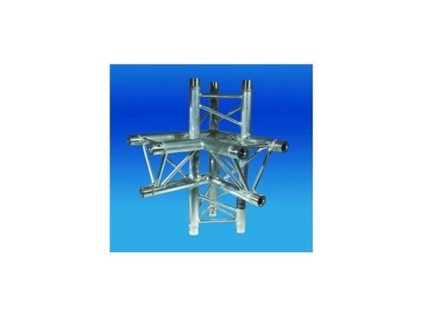 3-punkt traverse Alutruss TRILOCK 6082AC-45 4-vejs-hjørne 90 ° Alutruss TRILOCK 6082AC-45 4-vejs-hjørne 90 °