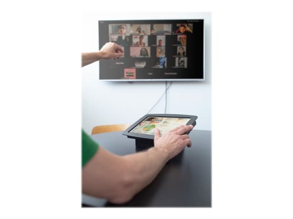 Compulocks iPad Pro 12.9" (3-6th Gen) Space Enclosure AV Conference Room Capsule - Monteringssett (hus, sokkel) - 25° synsvinkel - for nettbrett - lå
