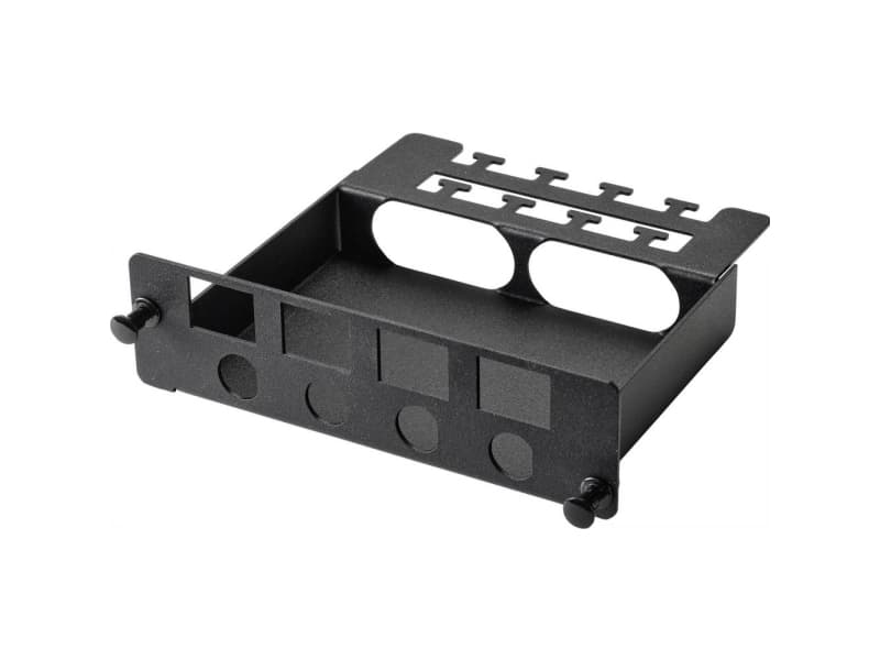 Renkforce 4 Port RJ45 Keystone + 4 Port BNC Koaxial Frame Patch-panel 4 porte