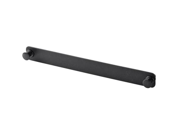 Renkforce RF-4746694 48,30cm (19"), 25,40cm (10") nettverksskap frontpanel 1 U fast installasjon Egnet for skapdybde: fra 300 mm Svart (RF-4746694)