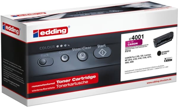 Edding EDD-4001, 2000 sider, Sort, 1 stykker