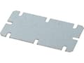 Pikkukuva 1 / 2: Fibox Mounting plate for MNX MIV 100 (L x W) 98 mm x 48 mm Steel Light grey Compatible with Order no. 52 76 14 · Order no. 52 76 26 · Order no. 52 76