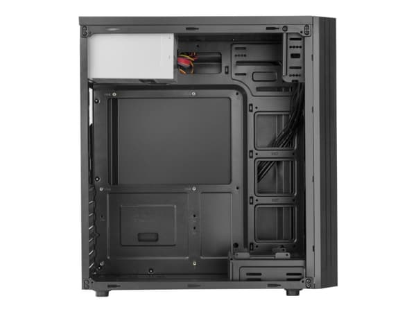 NOX LITE010, Midi Tower, PC, Musta, ATX, ITX, mikro ATX, Muovi, SPCC, Koti /Toimisto