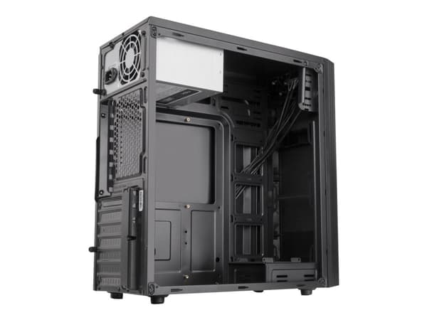 NOX LITE010, Midi Tower, PC, Musta, ATX, ITX, mikro ATX, Muovi, SPCC, Koti /Toimisto