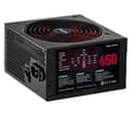Miniatyrbilde 3 av 5: NOX NXS650, 650 W, 230 V, 50 - 60 Hz, 6,3 A, +12V,+3,3V,+5V,-12V,-5Vsb, Aktiv