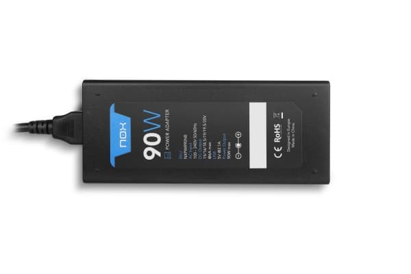 NOX NXPWR90NB, Laptop, Innendørs, 100 - 240 V, 50 / 60 Hz, 90 W, 15, 16, 18.5, 19, 19.5, 20 V