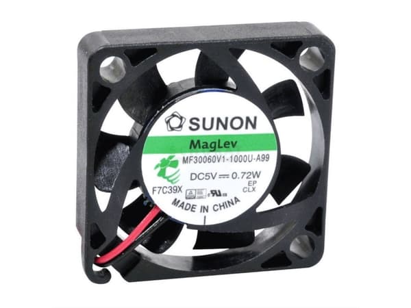 Sunon MF30060V21000UA99 Aksial ventilator 5 V/DC 6.28 m³/h (L x B x H) 30 x 30 x 6 mm