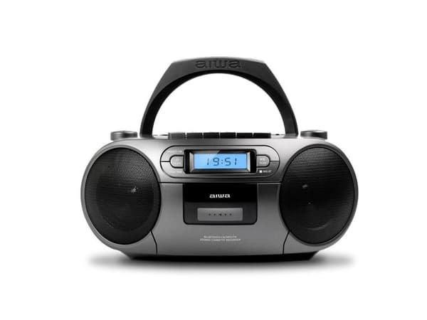 Aiwa BBTC-550MG, 1,5 kg, Sort, Sølv, Bærbar CD-spiller