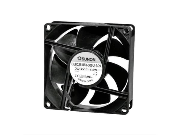 Sunon MF80252V11000UA99 Aksial ventilator 24 V/DC 69.64 m³/h (L x B x H) 80 x 80 x 25 mm
