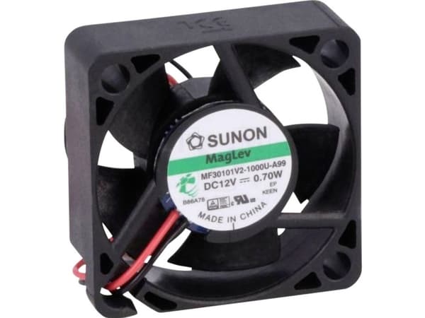 Sunon MF30101V21000UA99 Aksial ventilator 12 V/DC 7.81 m³/h (L x B x H) 30 x 30 x 10 mm