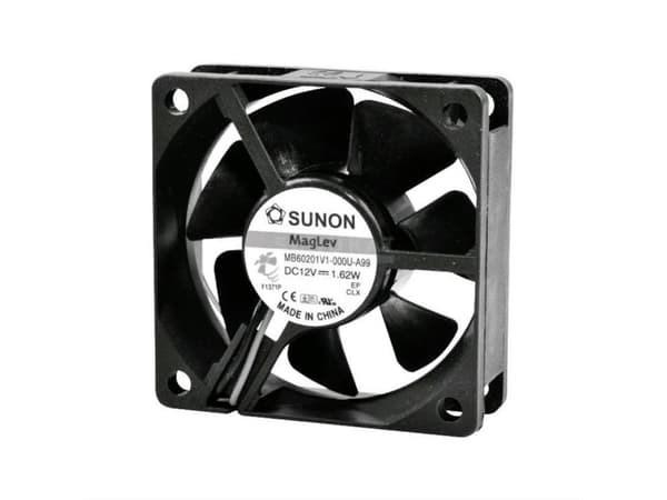 Sunon MF60201V21000UA99 Aksial ventilator 12 V/DC 32.27 m³/h (L x B x H) 60 x 60 x 20 mm