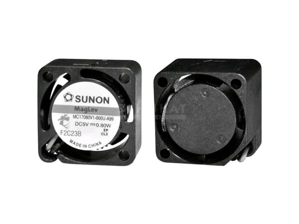 Sunon MF17080V11000UA99 Aksial ventilator 5 V/DC 1.52 m³/h (L x B x H) 17 x 17 x 8 mm