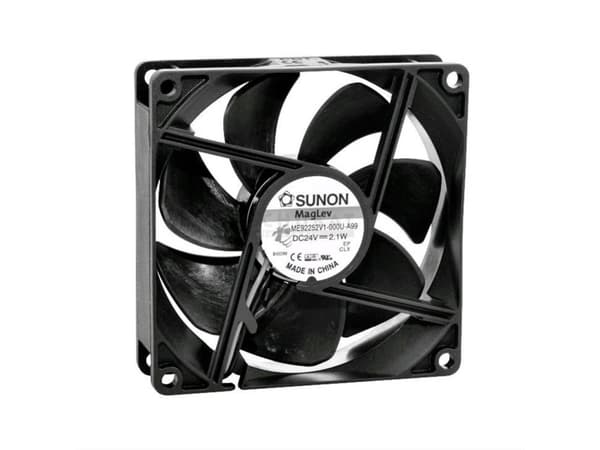 Sunon EE92251B1-A99 Aksial tuuletin 12 V/DC 87,47 m³/h (L x B x K) 92 x 92 x 25 mm