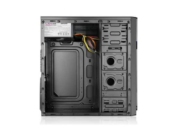 L-Link KLUSTER, Tower, PC, Musta, mikro ATX, Muovi, Terästä, 16 cm