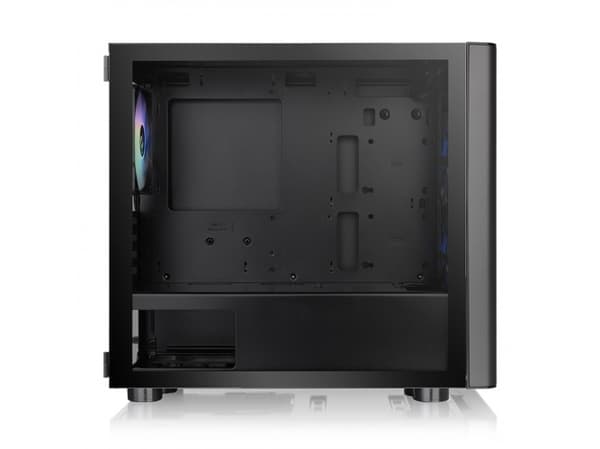 Thermaltake V Series V150 - TG ARGB Breeze Edition - tower - micro ATX - sidepanel med vindu (herdet glass) - ingen strømforsyning (PS/2) - svart - U