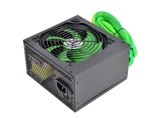 L-Link LL-PS-650, 650 W, 200 - 240 V, 50 - 60 Hz, 3,5 - 5 A, 24-nastainen ATX, PC musta