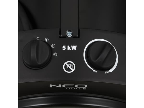 Neo-sähkölämmitin (5 kW:n teollinen sähkölämmitin, säädettävä asetus, IPX4)