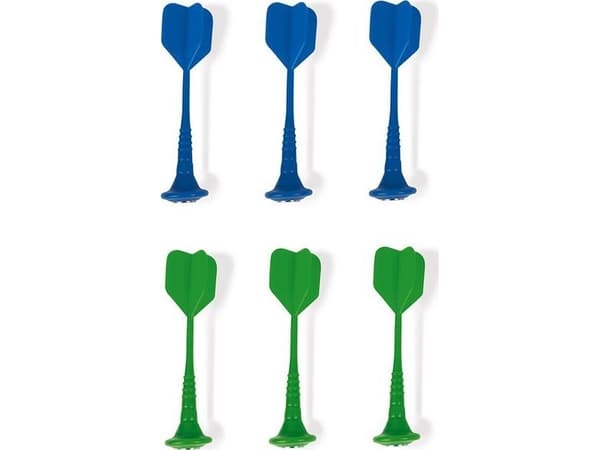 JANOD 6 Magnetic Darts (Green And Blue), Ranska, 90 mm, 1 kpl, 280 mm, 20 mm