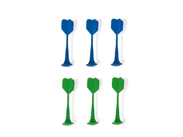 JANOD 6 Magnetic Darts (Green And Blue), Frankrike, 90 mm, 1 stykker, 280 mm, 20 mm