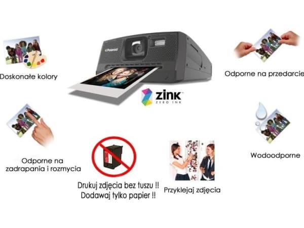 Polaroid ZINK paperi - tulvapäällystetty - yhteensopiva - tonerpatroni