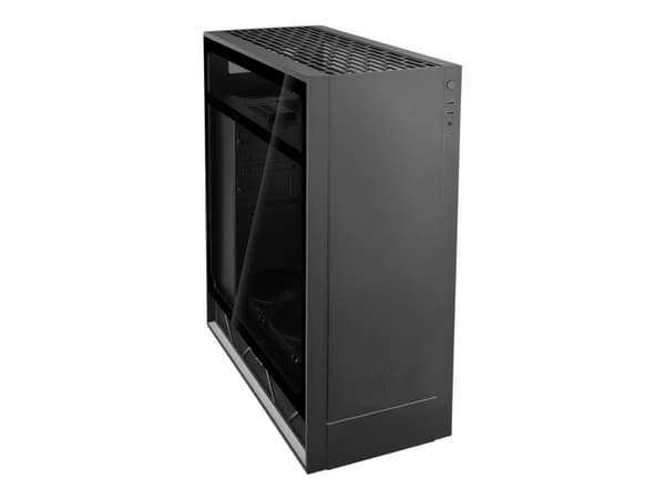 SilverStone ALTA F1 - Tower - ATX - sidepanel med vindu (herdet glass) - ingen strømforsyning (ATX / PS/2) - svart, herdet glass - USB/lyd