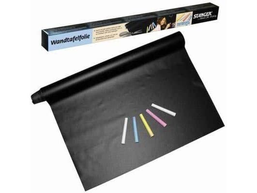 Stanger selvklebende svart film, egnet for skrivekritt 45x200 cm, 1 stk 41000013