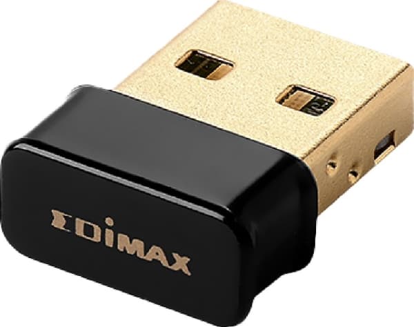 Edimax N150 Wi-Fi 4 Nano EW-7811Un V2 - Nettverksadapter - USB 2.0 - 802.11b/g/n