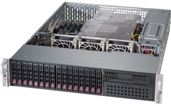 Supermicro SC213 BAC8-R1K23LPB - Rackmonterbar 2U - utvidet ATX (E-ATX) - SATA/SAS - hot-swap 1200 watt - svart