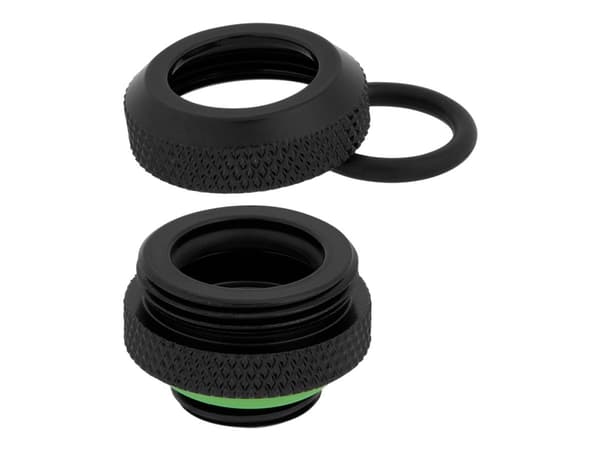 CORSAIR Hydro X-sarjan XF Hardline 12mm OD liitin - jäähdytysjärjestelmän sovitus - musta (4 kpl)