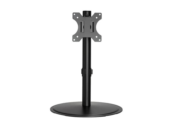 TECHly DESK 100 - Monteringssats (bordsställ) - för 2 monitorer - stål - svart - skärmstorlek: 13"-32" - klämma, monterbar