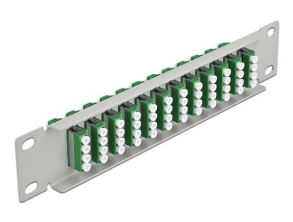 Delock - Koblingspanel - LC SM X 48 - grå - 1U - 10"