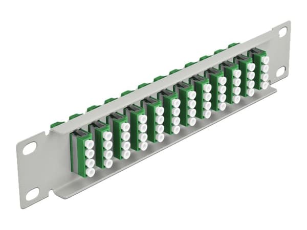 Delock - Koblingspanel - LC SM X 48 - grå - 1U - 10"
