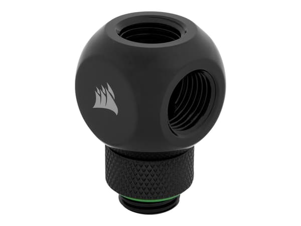 CORSAIR Hydro X Series XF Rotary Y-Splitter - Armatur for væskekjølesystem - svart