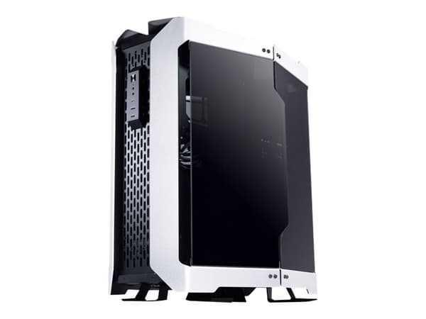 Lian Li Odyssey X - FT - SSI EEB - genomskinlig sidopanel (härdat glas) - ingen strömförsörjning - silver - USB/ljud