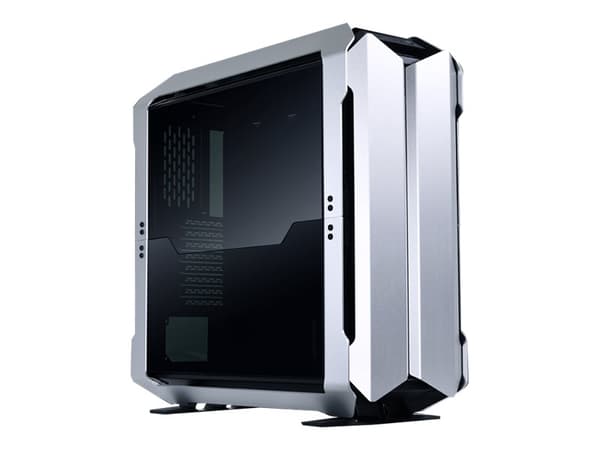 Lian Li Odyssey X - FT - SSI EEB - genomskinlig sidopanel (härdat glas) - ingen strömförsörjning - silver - USB/ljud