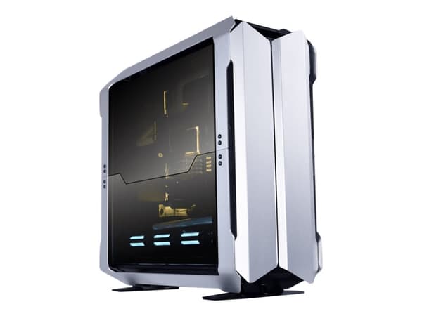 Lian Li Odyssey X - FT - SSI EEB - sidepanel med vindu (herdet glass) - ingen strømforsyning - sølv - USB/lyd Sølv