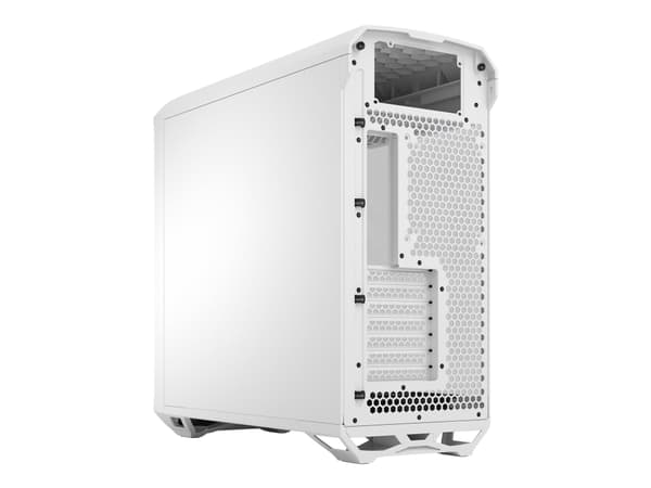 Fractal Design Torrent - Tower - utökad ATX - genomskinlig sidopanel (härdat glas) - ingen strömförsörjning (ATX) - vit - USB/ljud