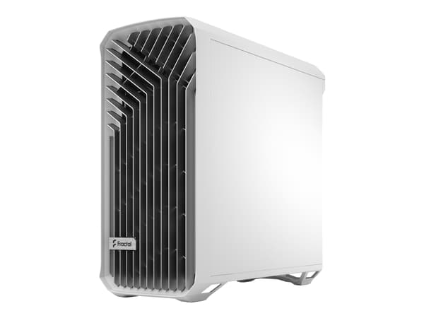 Fractal Design Torrent - Tower - utökad ATX - genomskinlig sidopanel (härdat glas) - ingen strömförsörjning (ATX) - vit - USB/ljud