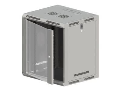 ALANTEC - Skåp - väggmontering, golvmontering - grå - 9U - 19"