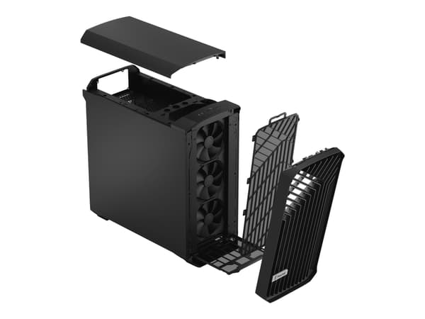 Fractal Design Torrent - Tower - utvidet ATX (E-ATX) - ingen strømforsyning (ATX) - massiv svart - USB/lyd