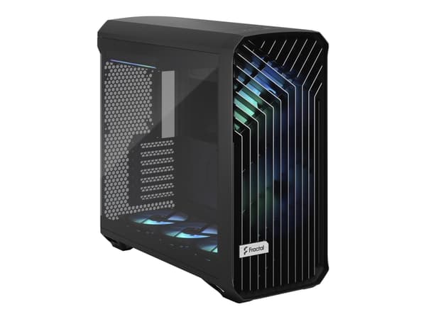 Fractal Design Torrent RGB - Tower - utvidet ATX (E-ATX) - sidepanel med vindu - ingen strømforsyning (ATX) - svart - USB/lyd