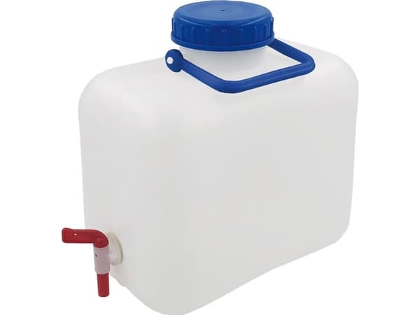 10 L vannbeholder, med håndtak, vannbeholder
