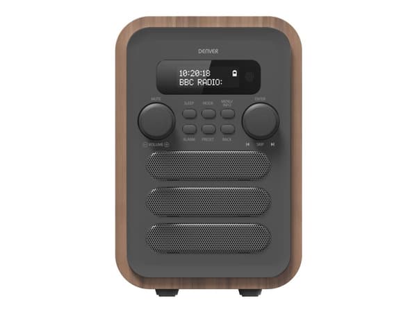 DENVER DAB-48 - DAB-radio - 2.5 watt (Total) - grå