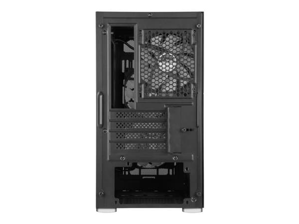 SilverStone FARA H1M PRO - microATX - sidepanel med vindu (herdet glass) - ingen strømforsyning (ATX / PS/2) - USB/lyd
