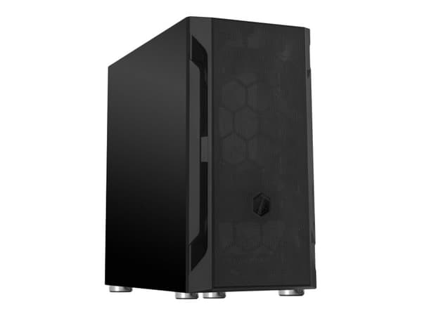 SilverStone FARA H1M - Tower - micro ATX - ingen strømforsyning (ATX / PS/2) - USB/lyd